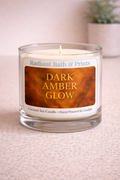 Dark Amber Glow 8.5 oz Candle